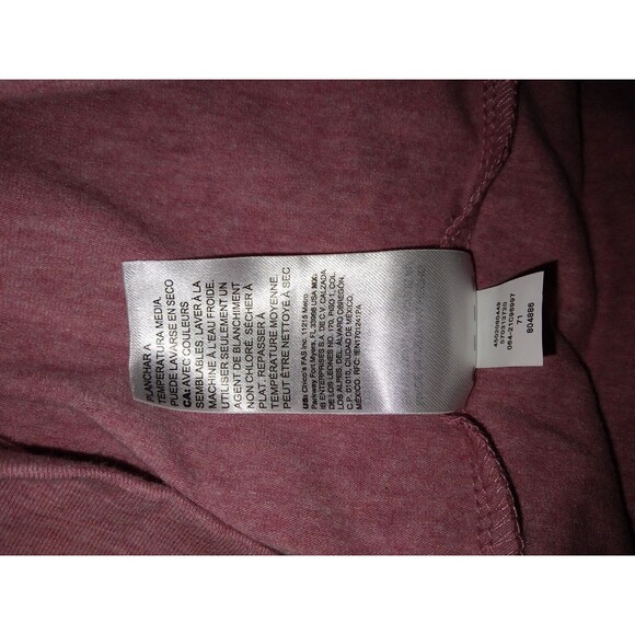 Chico's Zenergy Snakeskin-Print Long Sleeve Pullover Top Size 0 (4-6) Pink - Picture 5 of 5